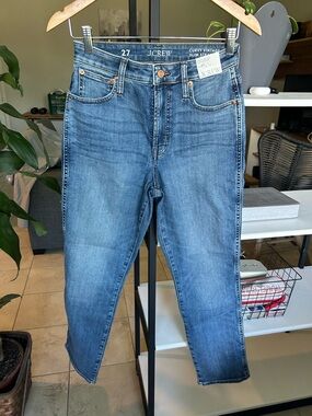 J.Crew High-Rise Curvy Vintage Slim Jeans in Warm Surf Wash Size 27